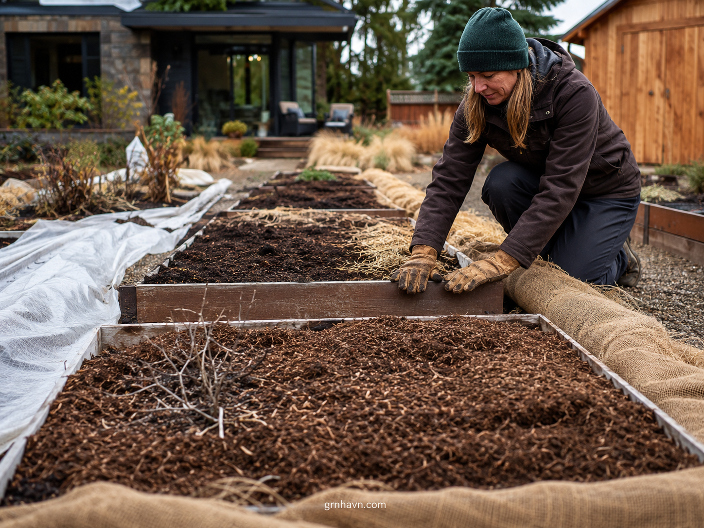 How to winterize garden (the exact sequence)