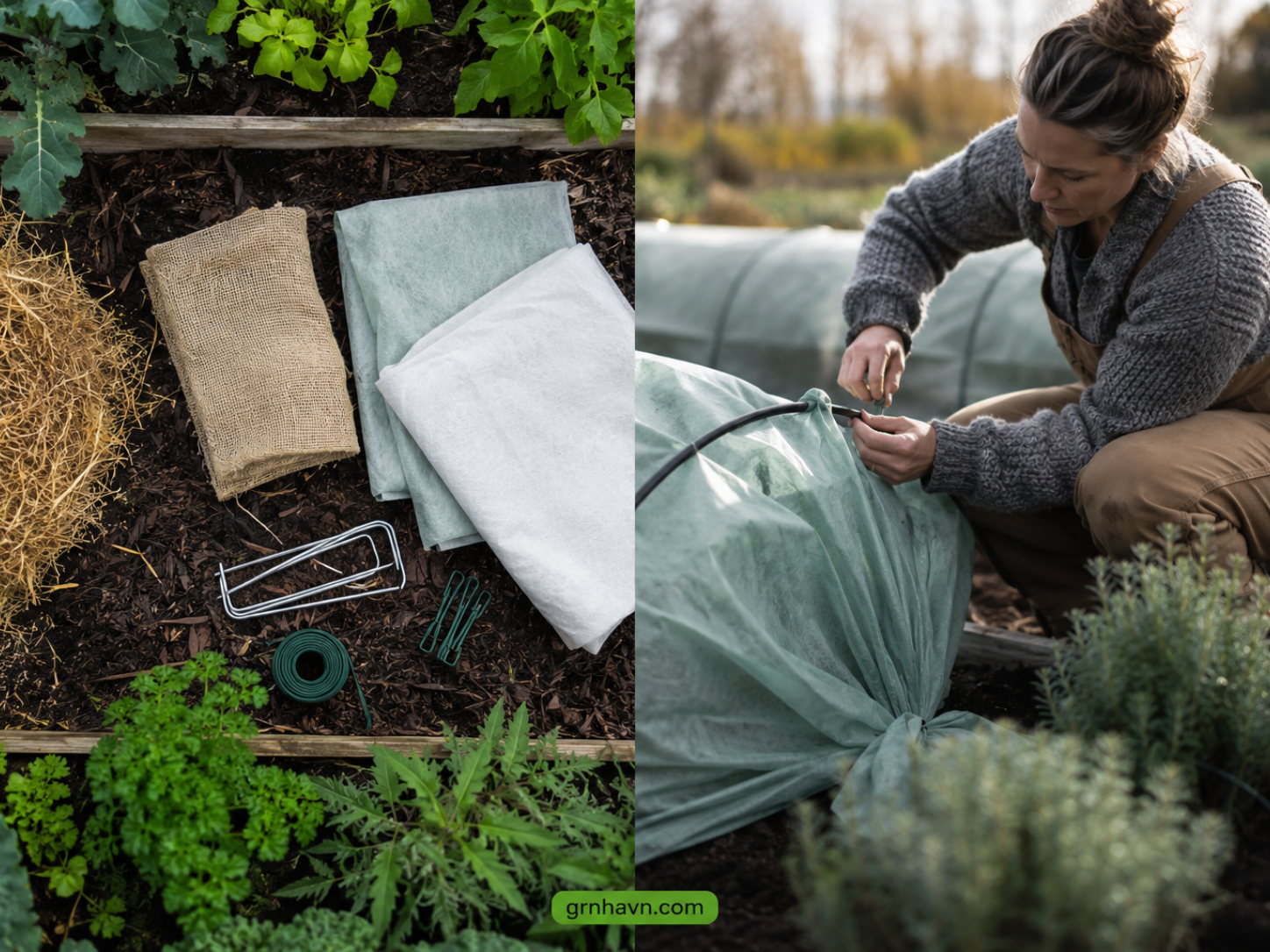 Winterize garden before first frost