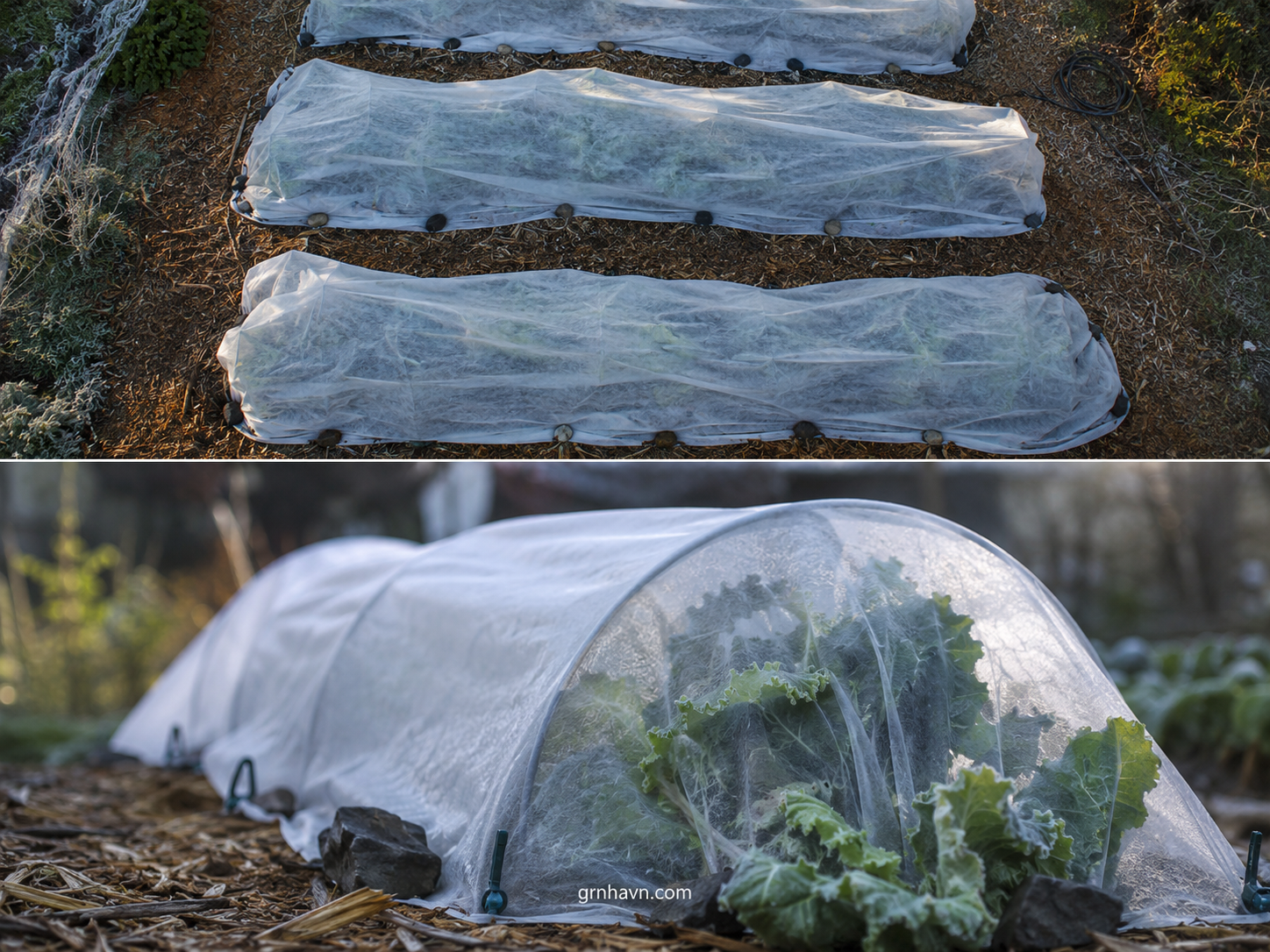 Protect garden plants from frost