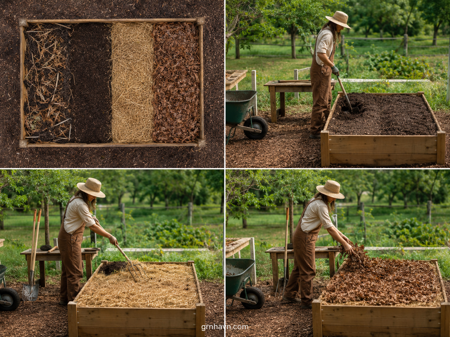 Steps to winterize garden beds