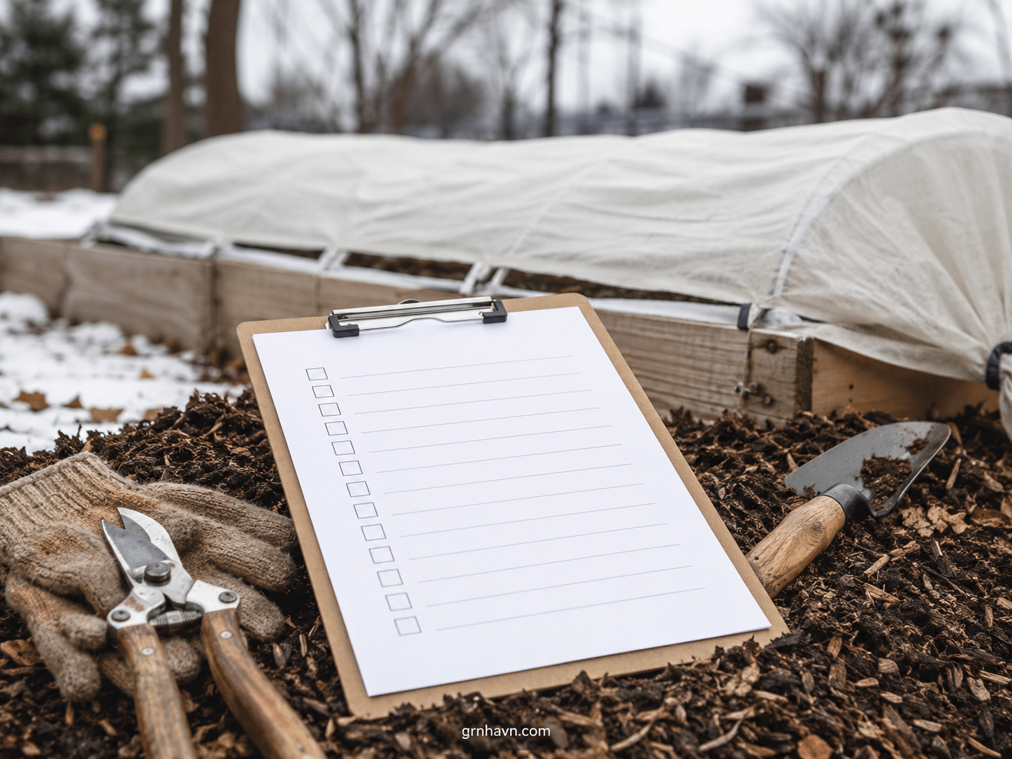 Prepare garden for winter (Final Printable Checklist)
