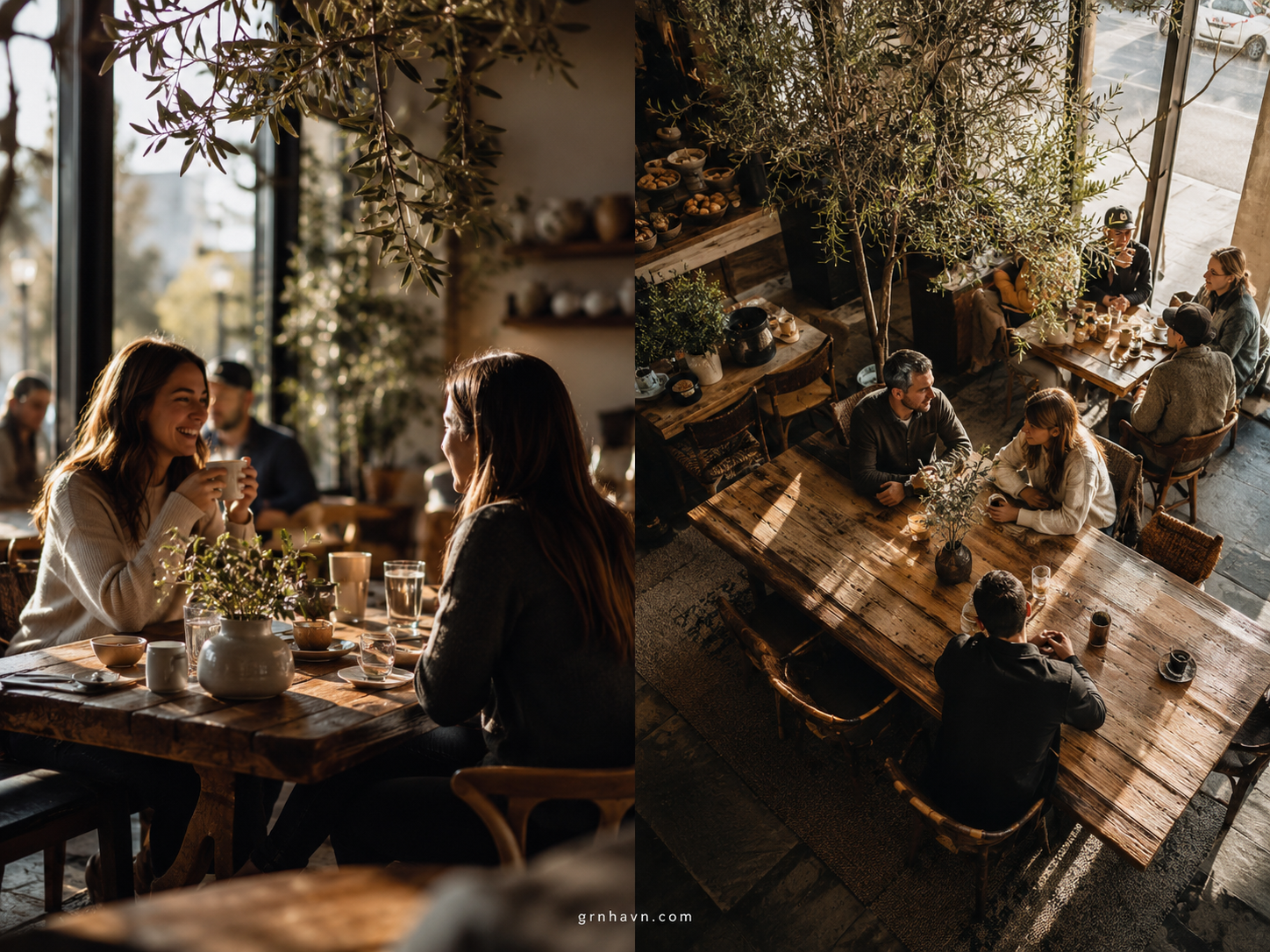 Olive Tree Cafe warm ambiance and community gathering