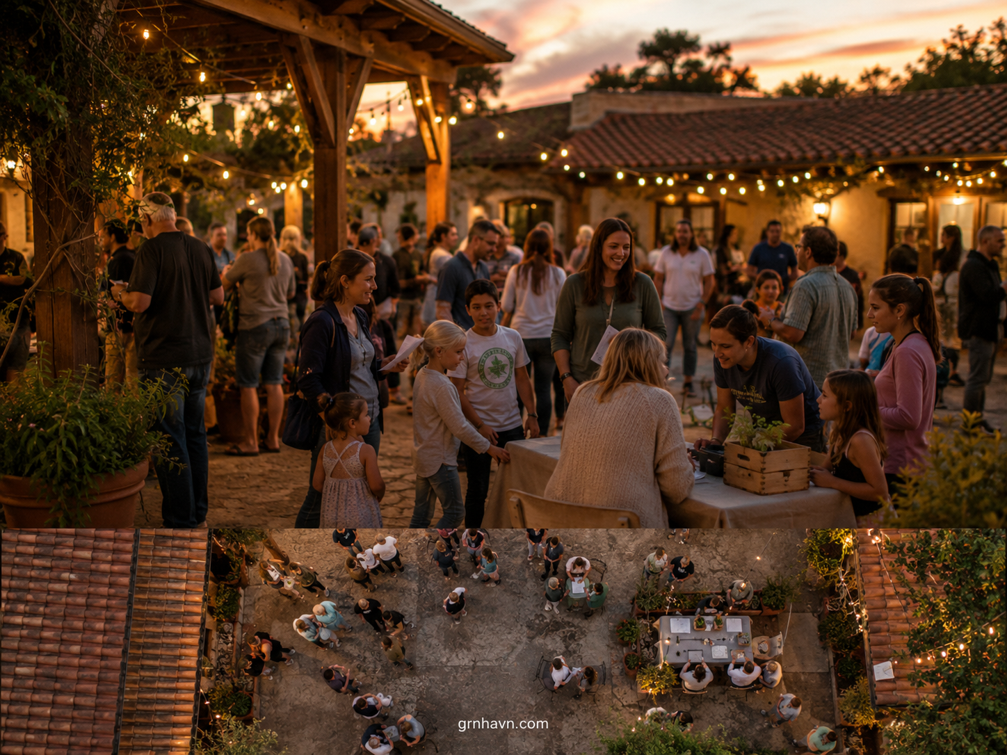 Event day checklist for RSVP, volunteering, and prayer support