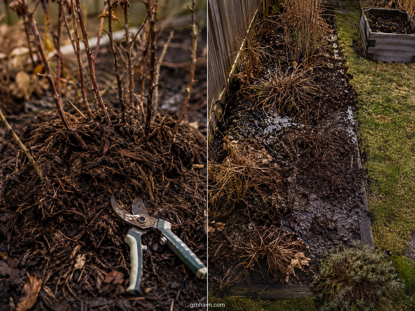 Avoiding common fall gardening mistakes: pruning and watering before winter