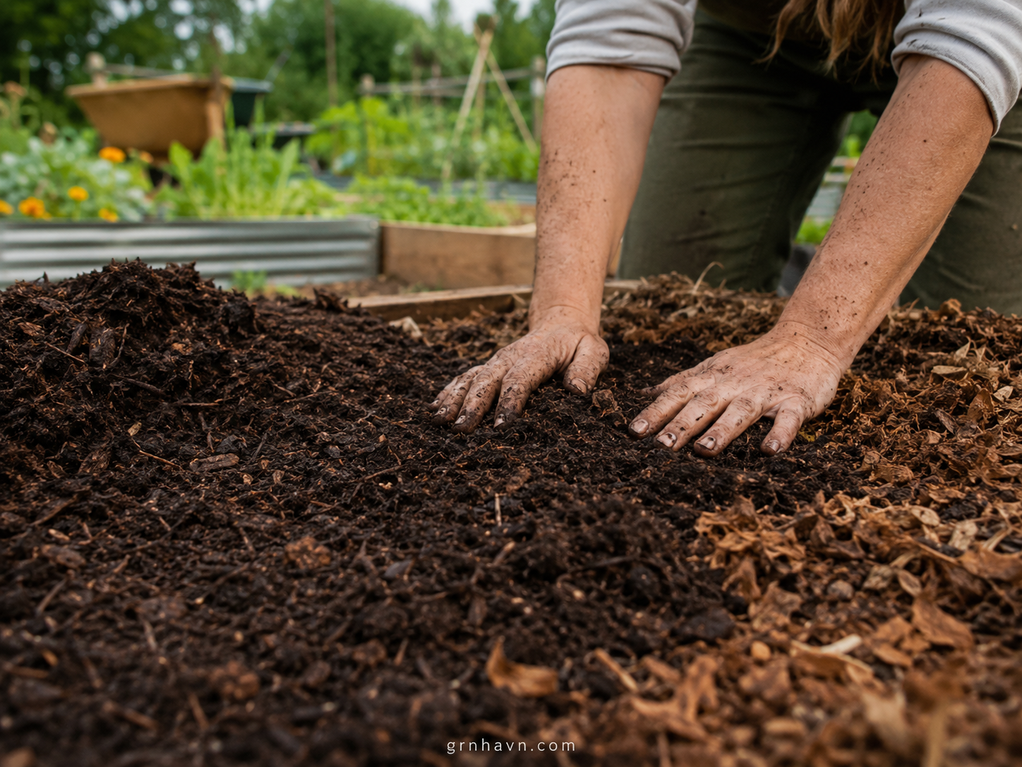 Preparing garden soil for winter