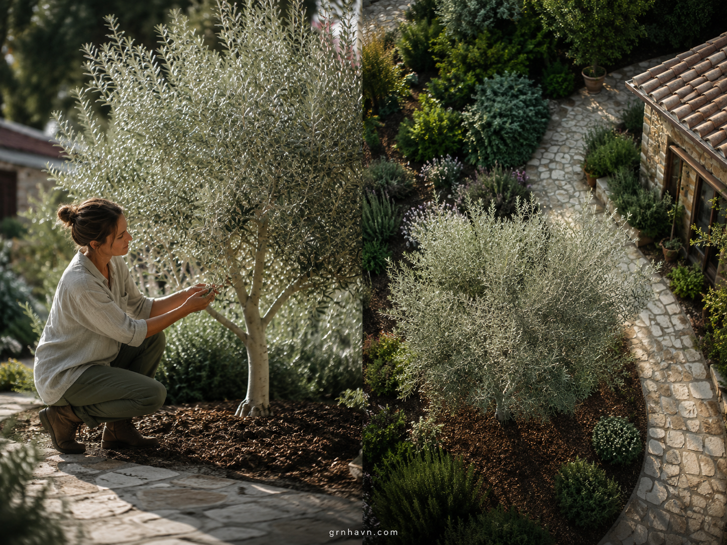 White olive tree care guide bright light watering drainage airflow